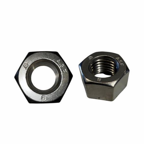 Grade 8 heavy hex nut used with high-strength bolts in demanding industrial applications